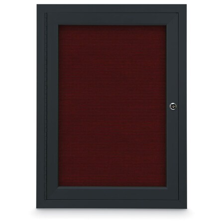 United Visual Products Letterboard, Header, Burgundy/Black UV1175HD-BLACK-BURGUN